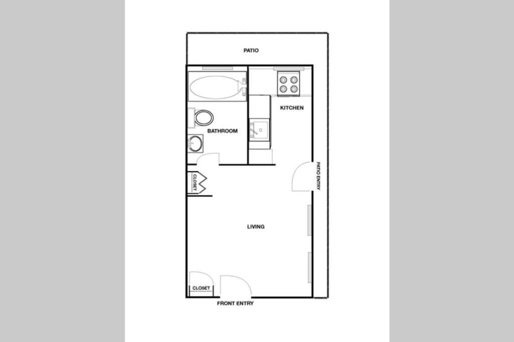 Rittenhouse Studio Apartment With Patio By Act Filadelfia Zewnętrze zdjęcie